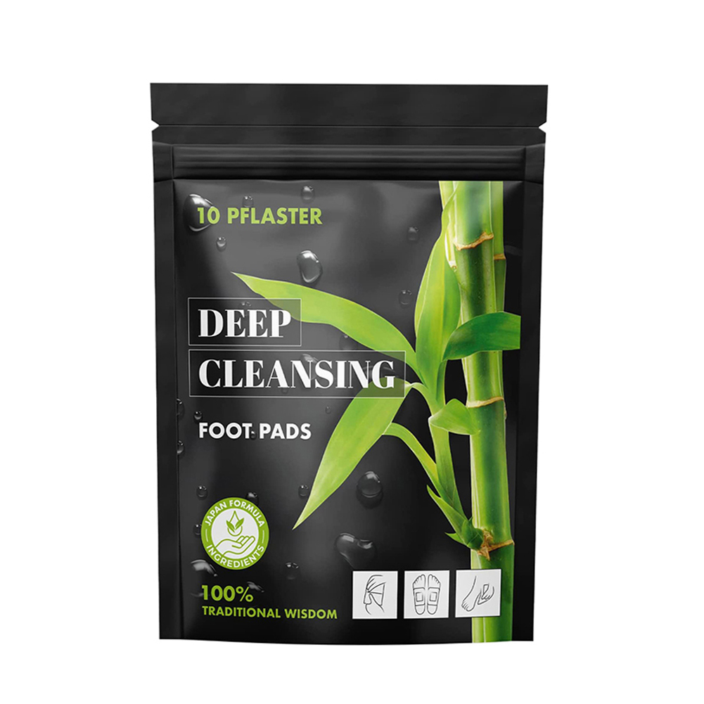 Detox Foot Patch - ส่วนผสมจากธรรมชาติ ปลอกหุ้มเท้าป้องกันสิ่งสกปรก ดูแลผิวกาย สำหรับการเดินทางและใช้ในบ้าน