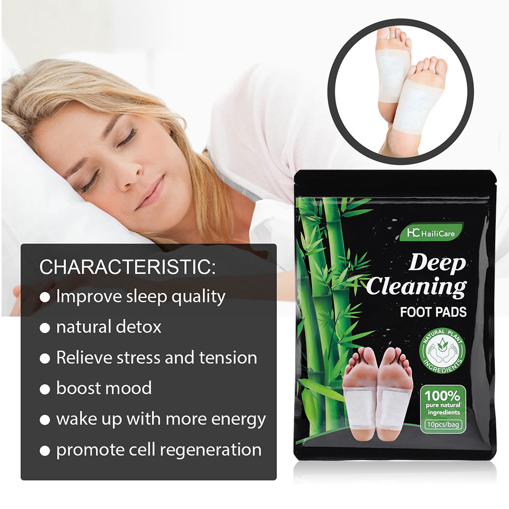 แผ่นแปะเท้าถ่านไม้ไผ่จากใบโกฐจ - Detox Foot Patch บทวิจารณ์และราคา