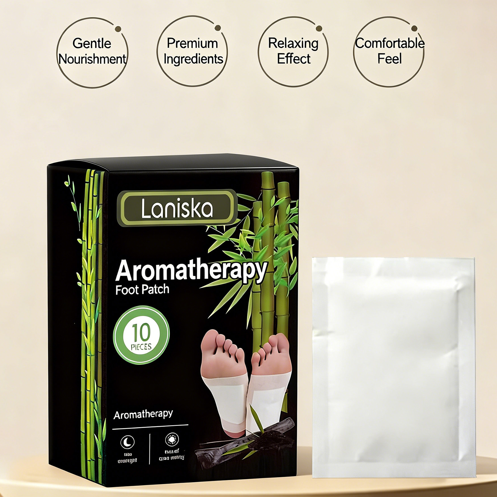 แผ่นแปะเท้าสมุนไพรช่วยให้นอนหล - Detox Foot Patch บทวิจารณ์และราคา