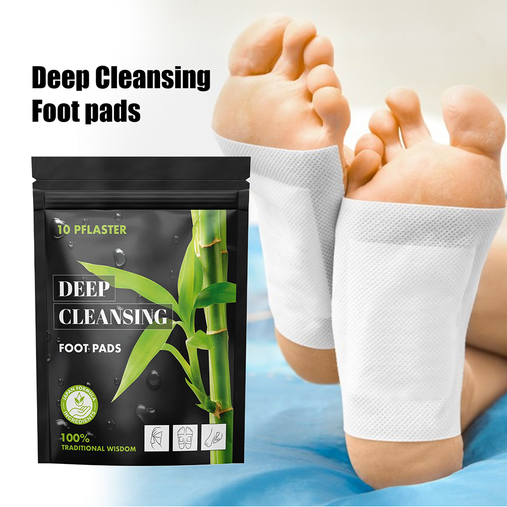 ส่วนผสมจากธรรมชาติ ปลอกหุ้มเท้ - Detox Foot Patch บทวิจารณ์และราคา