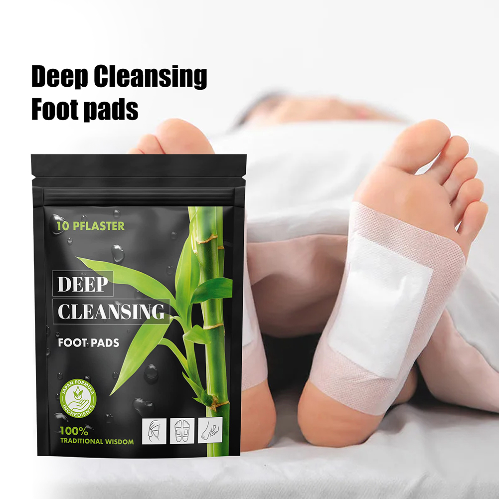 ส่วนผสมจากธรรมชาติ ปลอกหุ้มเท้ - Detox Foot Patch บทวิจารณ์และราคา