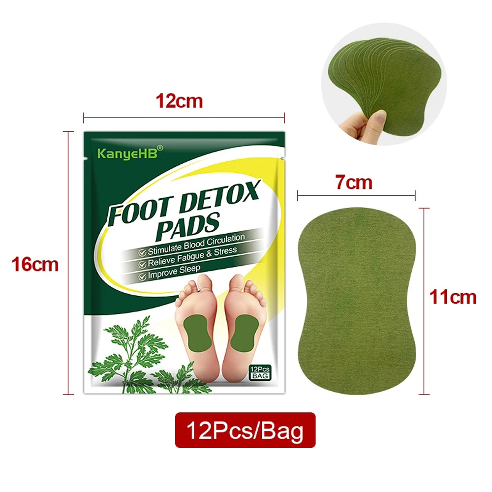12-60PCS แผ่นแปะเท้าดีท็อกซ์แผ - Detox Foot Patch บทวิจารณ์และราคา